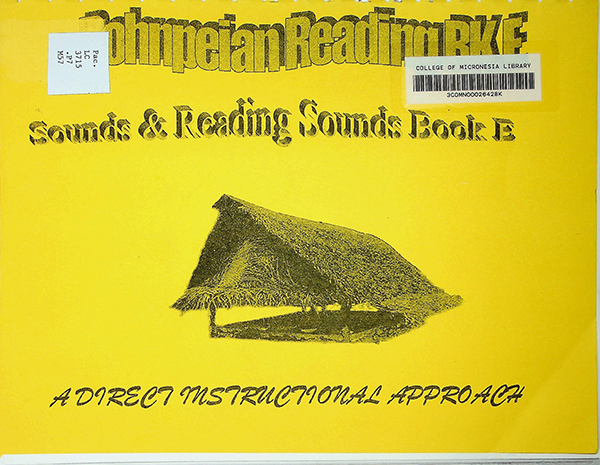 Pohnpeian Reading – Sounds and reading sounds – Book E