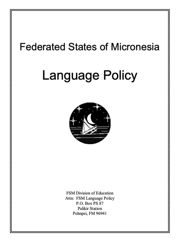 Federated States of Micronesia – Language Policy