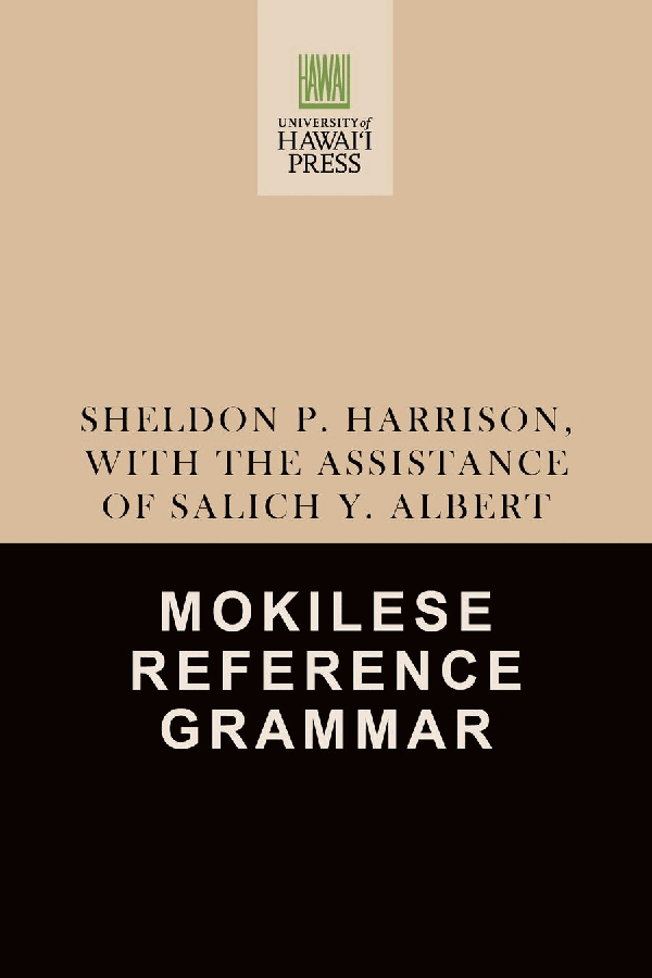 Mokilese Reference Grammar