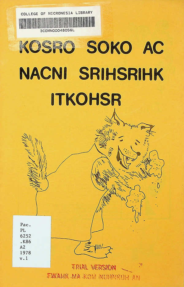 Kosro soko ac nacni srihsrihk itkohsr