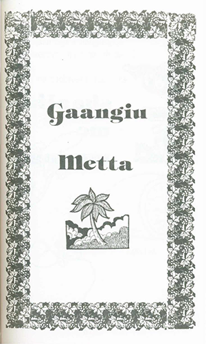 Gaangiu metta